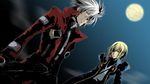  bad_id bad_pixiv_id blazblue blonde_hair brothers heterochromia jin_kisaragi kikuyoshi male_focus multiple_boys ragna_the_bloodedge siblings silver_hair uniform 