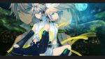  1girl bad_id bad_pixiv_id brother_and_sister kagamine_len kagamine_len_(append) kagamine_rin kagamine_rin_(append) moon siblings soriku twins vocaloid vocaloid_append 
