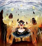  bad_id bad_pixiv_id blue_hair boots floating floating_object food fruit hat hinanawi_tenshi ichitaro keystone long_hair peach red_eyes rock rope shimenawa solo sword sword_of_hisou touhou weapon 