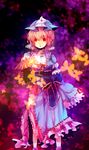  bad_id bad_pixiv_id breasts bug butterfly fan folding_fan ghost hat hiyuu_(hiyualice) insect japanese_clothes medium_breasts pink_hair red_eyes saigyouji_yuyuko short_hair solo touhou 