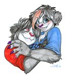  dox holding holly_massey hug panda 