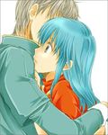  aqua_eyes aqua_hair archer_(fire_emblem) blue_eyes blue_hair couple eirika fire_emblem fire_emblem:_seima_no_kouseki fire_emblem_sacred_stones gray_hair grey_hair hug innes long_hair long_sleeves lowres open_mouth prince princess short_hair surprise surprised 