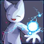  2ch cat feline lightning magic neji_neji solo 