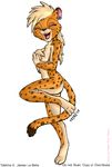  2003 cheetah feline female nude shy solo tabitha vkyrie 
