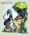  animal_tail crossover forest hakubi_ryoko ryo-ohki tenchi_muyo thundercats wilykit 