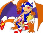  charizard crossover pokemon sonic_team sonic_the_hedgehog 