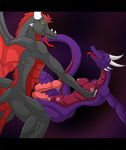  ben300 breasts cynder dragon female horns male multi_cock penetration penis pussy scalie spyro_the_dragon wings 
