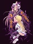  absurdres alternate_legwear black_legwear blonde_hair brown_hair collet_brunel consensual_tentacles cunnilingus fingering happy_sex highres long_hair marta_lualdi masturbation multiple_girls oral panties pussy_juice pussy_juice_stain sakurazaka_yuu tales_of_(series) tales_of_symphonia tales_of_symphonia_knight_of_ratatosk tentacles thighhighs underwear wet wet_clothes wet_panties yuri 