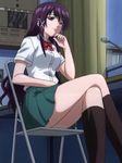  cap legs long_hair satsukitane_mikako school_uniform sora_no_otoshimono tagme thighs 