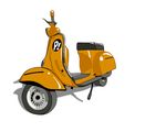  flcl tagme vespa white 