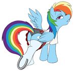  equine female feral foot_focus friendship_is_magic gravity_defying_mini_skirt! hooves horse hot legwear mammal my_little_pony pegasus plain_background pony rainbow_dash_(mlp) schoolgirl socks soles solo stockings unknown_artist white_background wings 