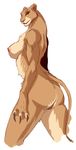  &#21465;&#28779; anthro big_breasts breasts butt feline female jyoka lion looking_at_viewer mammal muscles muscular_female nipples nude pose pussy sarabi solo the_lion_king wide_hips 