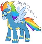  blue equine eyewear female feral friendship_is_magic goggles hair horse mammal multi-colored_hair my_little_pony pegasus plain_background pony rainbow_dash_(mlp) rainbow_hair solo unknown_artist white_background wings wonderbolt_(mlp) wonderbolts_(mlp) 