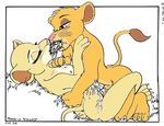  anthro disney dr_moreau feline female lion male nala rule_34 saliva straight the_lion_king 