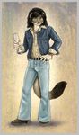  1970s alcohol colin ermine glass male moodyferret mustelid short-tailed_weasel stoat weasel wine 