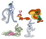  animaniacs bugs_bunny crossdressing female ishoka lagomorph male rabbit rodent skippy_squirrel slappy_squirrel squirrel 