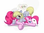  balloons blonde_hair blue_eyes butt cute cutie_mark daydream derp derp_eyes derpy_hooves_(mlp) disappointed duo equine female feral friendship_is_magic fur grey_fur hair horse lesbian mammal my_little_pony open_mouth pegasus pink_fur pink_hair pinkie_pie_(mlp) plain_background pony raised_tail smile smiley_face unknown_artist white_background wings yellow_eyes 