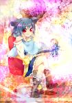  absurdres animal_ears bad_id bad_pixiv_id grey_hair highres mouse_ears mouse_tail nazrin red_eyes sitting soiri_(us) solo tail touhou 