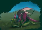 bug dragon dungeons_&amp;_dragons female feral insect interspecies jaya male mantis scalie sex straight thri-kreen tryst_entangled wings 
