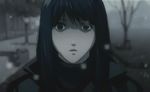  animated animated_gif black_hair death_note lowres misora_naomi solo staring 