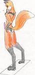  canine fox hi_res knot male nude penis raised_tail solo tail wred wred_character 