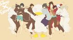  elizabeth_(gintama) gintama hijikata_toushirou itou_kamotarou katsura_kotarou kondou_isao okita_sougo sakamoto_tatsuma sakata_gintoki takasugi_shinsuke yamazaki_sagaru 