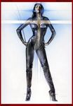  bodysuit circuit_board female hajime_sorayama human leather skinsuit solo technophilia 