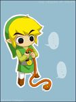  bad_id bad_pixiv_id black_eyes blonde_hair link mother_(game) mother_3 pointy_ears rope_snake snake the_legend_of_zelda the_legend_of_zelda:_spirit_tracks toon_link whip 