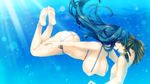  bikini cleavage game_cg hoshi_no_ouji-kun kiss kokoro_kamino sideboob swimsuit tagme underwater 