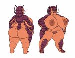  arthropod bbw big_breasts big_butt breasts butt chubby cockroach female huge_butt insect morbidly_obese nipples overweight plain_background roach solo vdisco white_background 