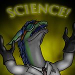  dracko draekos dragon funny goggles labcoat male scalie science solo 