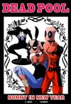  animal_ears bunny_ears character_name completezero deadpool marvel multiple_boys spider-man spider-man_(series) venom_(marvel) 