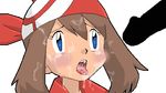  animated animated_gif artist_request bloggerman cum facial gif haruka_(pokemon) lowres may pokemon tongue 