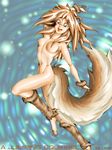  anthro breasts brown_eyes bushy_tail female fluffy_tail hair karabiner long_hair mammal rodent solo squirrel tail 