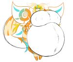  absurd_res antennae_(anatomy) anthro arthropod arthropod_abdomen big_breasts big_butt blonde_hair blue_highlights breasts butt female fur furry_breasts genitals hair hi_res highlights_(coloring) huge_breasts hyper hyper_breasts hyper_nipples hyper_pregnancy insect lepidopteran lepidopteran_wings long_hair moth moth_antennae multi_arm multi_limb nipples orange_body orange_fur orange_stripes pregnant pussy qzarloid sasha_sweets solo stripes thick_thighs thigh_gap wings 