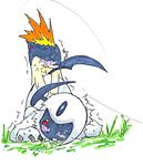  absol eyes_closed female male pok&eacute;mon quilava red_eyes straight unknown_artist 