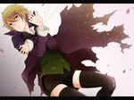  alois_trancy bad_id bad_pixiv_id blonde_hair blue_eyes chry_(112ch) kuroshitsuji male_focus shorts solo thighhighs 