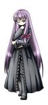  black_coat_(kingdom_hearts) book boots cloak cosplay dnk full_body kingdom_hearts long_hair one_eye_closed pale_skin patchouli_knowledge purple_eyes purple_hair solo standing touhou transparent_background very_long_hair zexion zexion_(cosplay) 