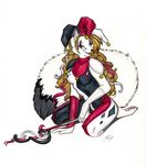  2004 canine clothing female fox jester melissa_o&#039;brien solo tail unitard 