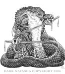  dark_natasha katana monochrome snake solo weapon 