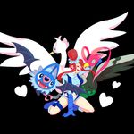  1girl fuuro_(pokemon) gym_leader pokemon rotte_(nuuum) swanna swoobat unfezant 