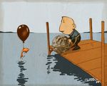  1999 allan_cedeno an_hero balloon depressing fish human ocean pier rock seaside suicide suspension 
