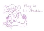  &hearts; cub cum female pink pussy robot rodent sketch solo 