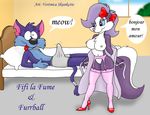  fifi_le_fume furrball tagme tiny_toon_adventures veronicaskunkette 