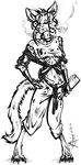  ashryn bottle cat drunk feline female inks smoking solo transmetropolitan two_faced 