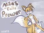  anthro fox male mammal miles_prower penis sega solo sonic_(series) tail unknown_artist 