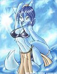  2005 anthro bikini canine cleavage female fox krystal loincloth skimpy solo star_fox tailsrulz underwear video_games 