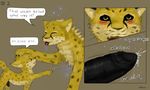  cheetah comic cub feline feral gay hexxy hyper jamii large_penis male mammal penis potion size_difference young 