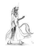 breasts equine female hooves martin_reichelt nude solo translucent transparent_clothing unicorn 