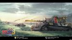  edelweiss_(senjou_no_valkyria) field ground_vehicle highres military military_vehicle motor_vehicle nameless_(senjou_no_valkyria) no_humans non-web_source official_art scenery senjou_no_valkyria senjou_no_valkyria_3 tank tank_focus wallpaper 